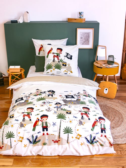 Parure de lit 1 personne 2 pièces - 1 housse de couette + 1 taie d'oreiller - Kiabi