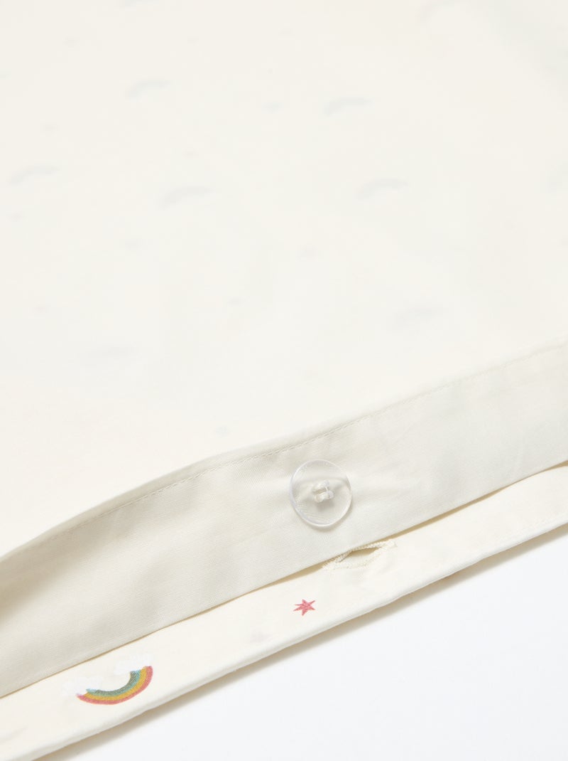 Parure de lit 1 personne (80x120cm) - Kiabi Home Beige - Kiabi