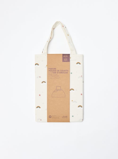 Parure de lit 1 personne (80x120cm) - Kiabi Home - Kiabi