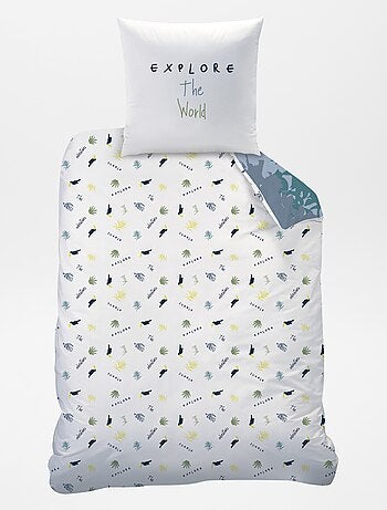 Parure de lit 1 personne réversible