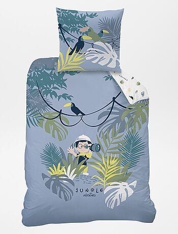 Parure de lit 1 personne réversible