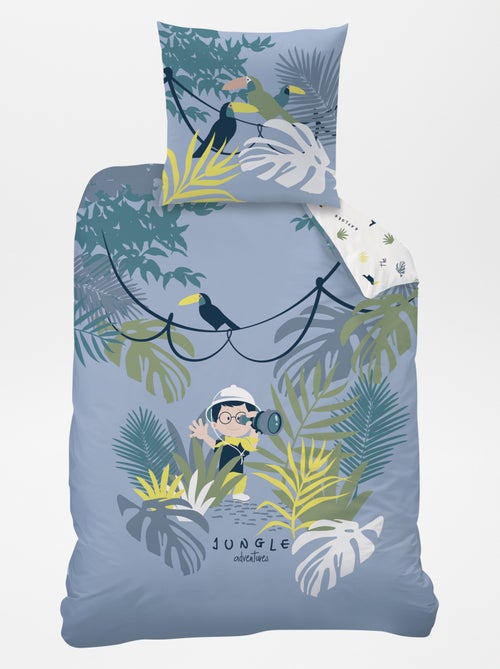 Parure de lit 1 personne réversible - Kiabi