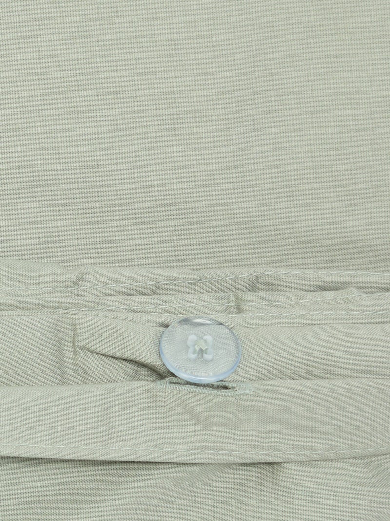 Parure de lit 140 x 200 cm en coton Vert - Kiabi