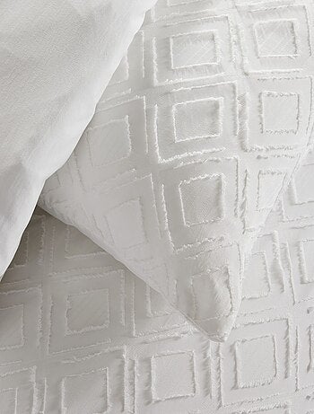 Parure de lit 2 personnes - 1 housse de couette + 2 taies d'oreiller