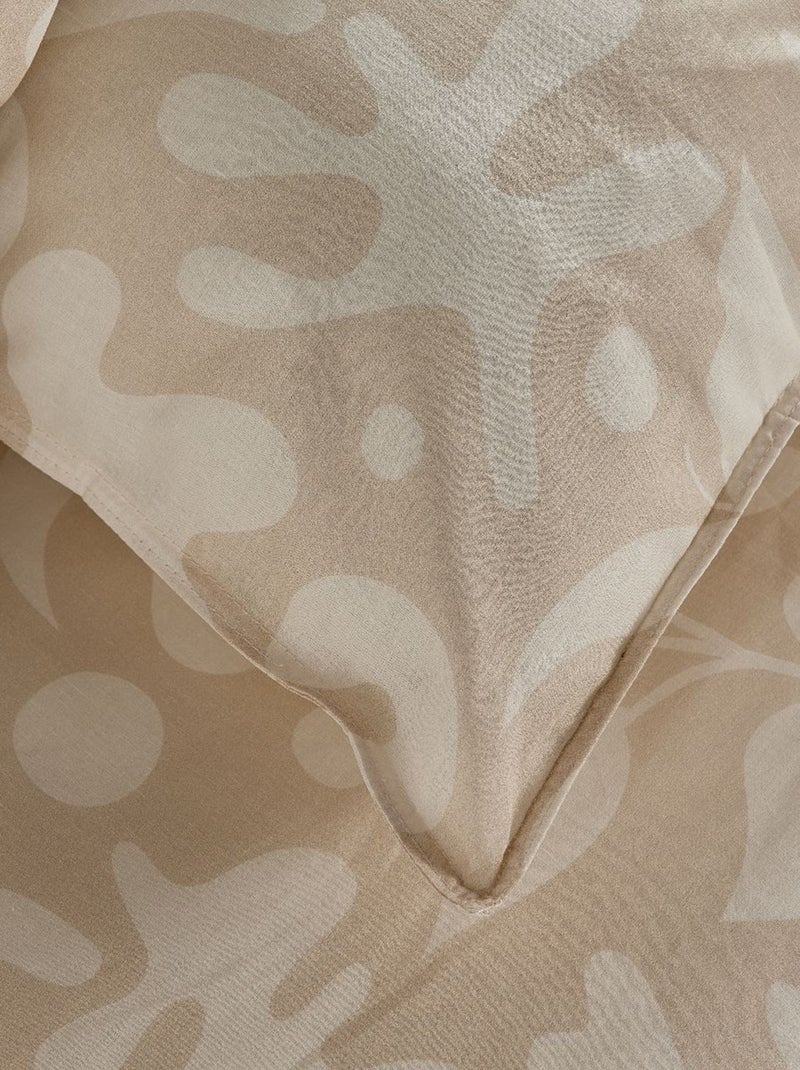 Parure de lit 2 personnes - 240x220cm Beige - Kiabi