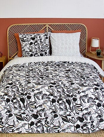 Parure de lit 2 personnes - imprimé floral