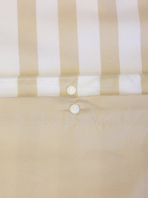 Parure de lit 2 personnes (240 x 220 cm ou 260 x 240 cm) - 1 housse de couette + 2 oreillers - Kiabi Parure de lit 2 personnes (240 x 220 cm ou 260 x 240 cm) - 1 housse de couette + 2 oreillers - Kiabi