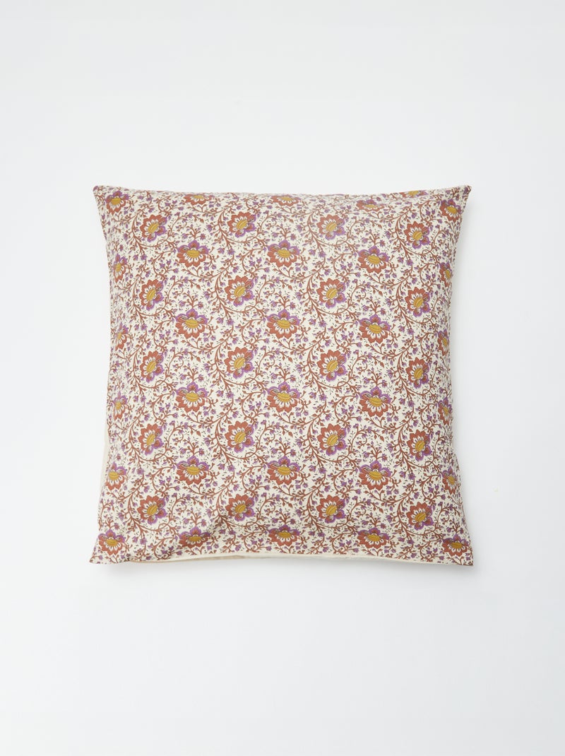 Parure de lit 2 personnes (240 x 220cm) en coton - Kiabi Home Beige - Kiabi