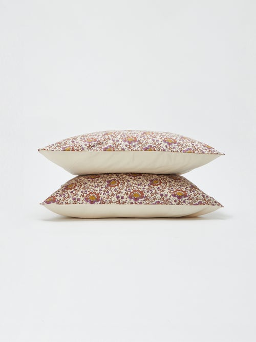 Parure de lit 2 personnes (240 x 220cm) en coton - Kiabi Home - Kiabi