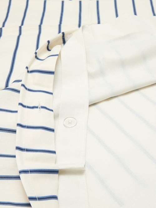 Parure de lit 2 personnes (240 x 220cm) en coton - Kiabi Home - Kiabi