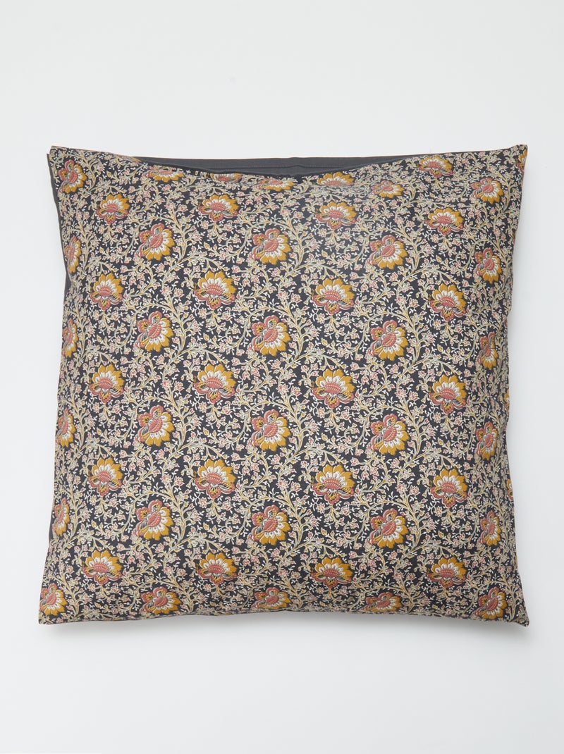 Parure de lit 2 personnes 240 x 220cm en coton 57 fils - Kiabi Home Gris - Kiabi