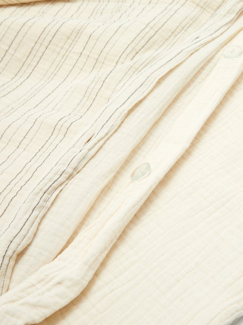 Parure de lit 2 personnes (240 x 220cm) en gaze de coton - Kiabi Home - Kiabi