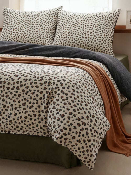 Parure de lit 2 personnes (240 x 220cm) en gaze de coton - Kiabi Home - Kiabi