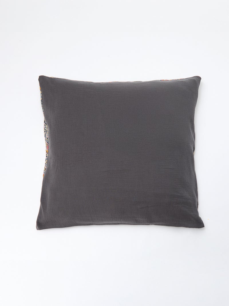 Parure de lit 2 personnes (240 x 220cm) en gaze de coton - Kiabi Home Bleu - Kiabi