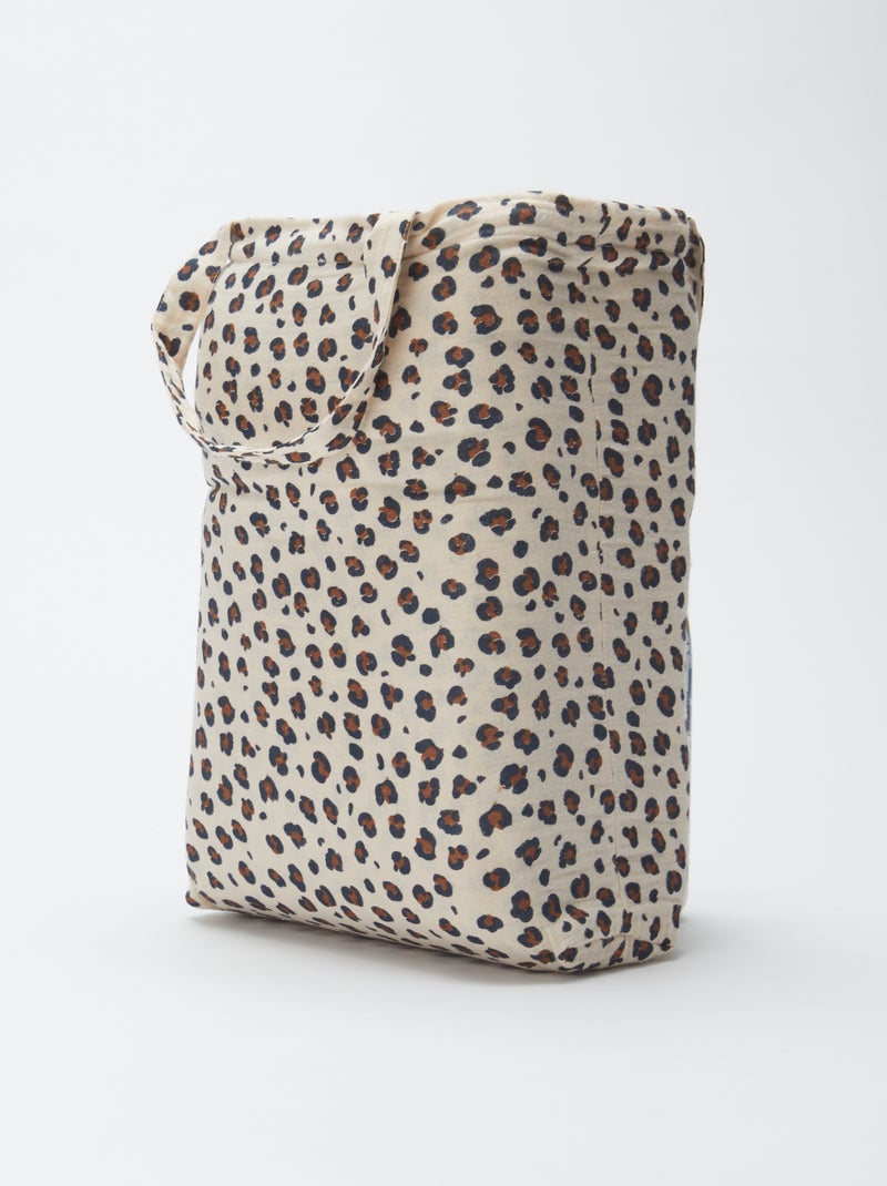 Parure de lit 2 personnes (240 x 220cm) en gaze de coton - Kiabi Home Leopard - Kiabi