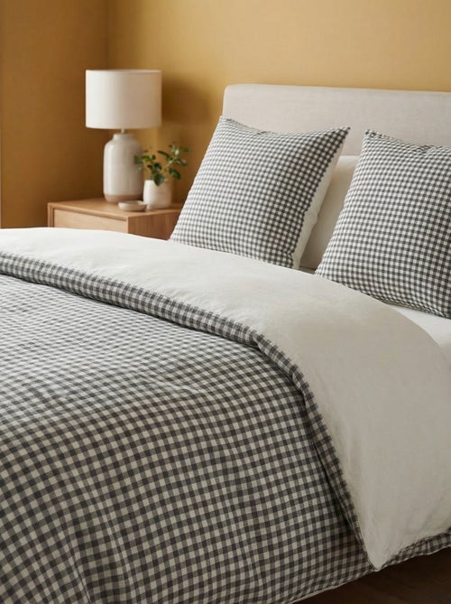 Parure de lit 2 personnes (240 x 220cm) en gaze de coton - Kiabi Home - Kiabi