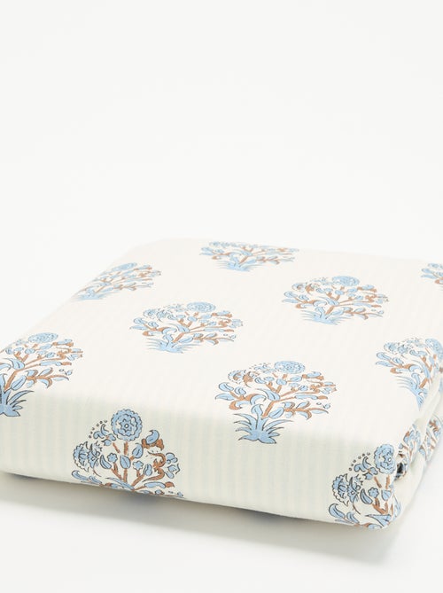 Parure de lit 2 personnes 260x240 cm en coton - Kiabi