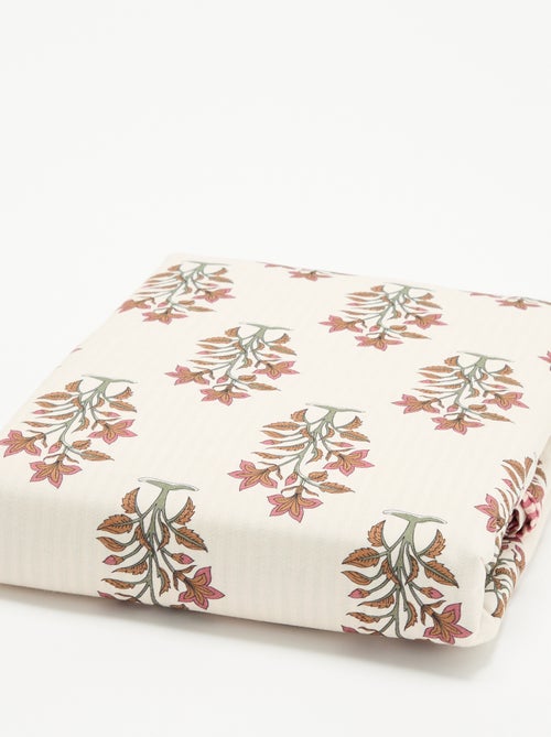 Parure de lit 2 personnes 260x240 cm en coton - Kiabi