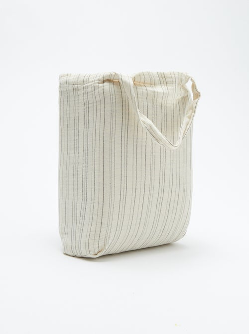 Parure de lit 2 personnes (260x240cm) en gaze de coton - Kiabi Home - Kiabi