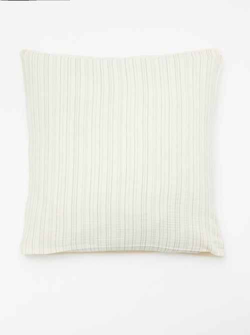 Parure de lit 2 personnes (260x240cm) en gaze de coton - Kiabi Home - Kiabi