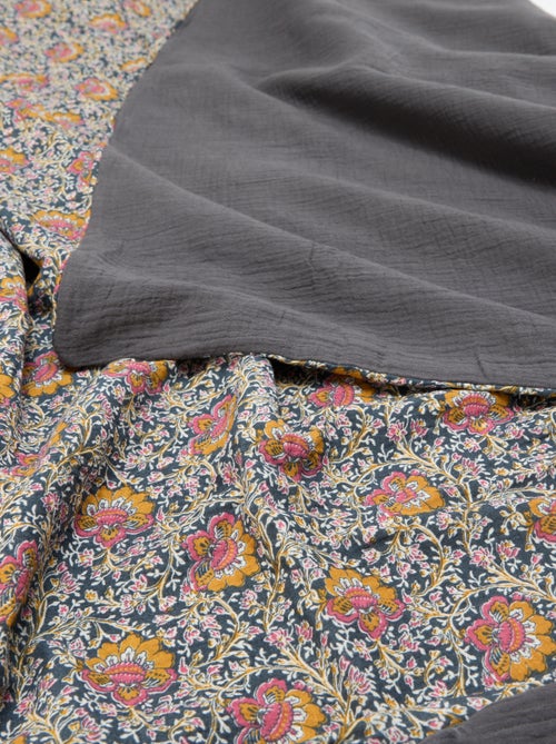 Parure de lit 2 personnes (260x240cm) en gaze de coton - Kiabi Home - Kiabi