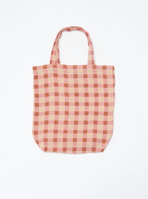 Parure de lit 2 personnes (260x240cm) en gaze de coton - Kiabi Home - Kiabi