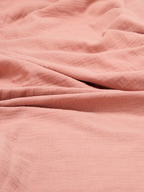 Parure de lit 2 personnes (260x240cm) en gaze de coton - Kiabi Home - Kiabi