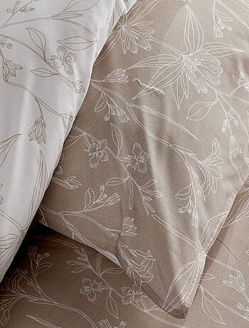 Parure de lit 2 personnes 3 pièces - 1 housse de couette + 2 taies d'oreiller