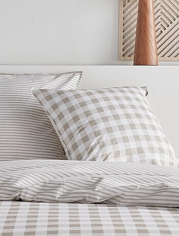 Parure de lit 2 personnes 3 pièces - 1 housse de couette + 2 taies d'oreiller