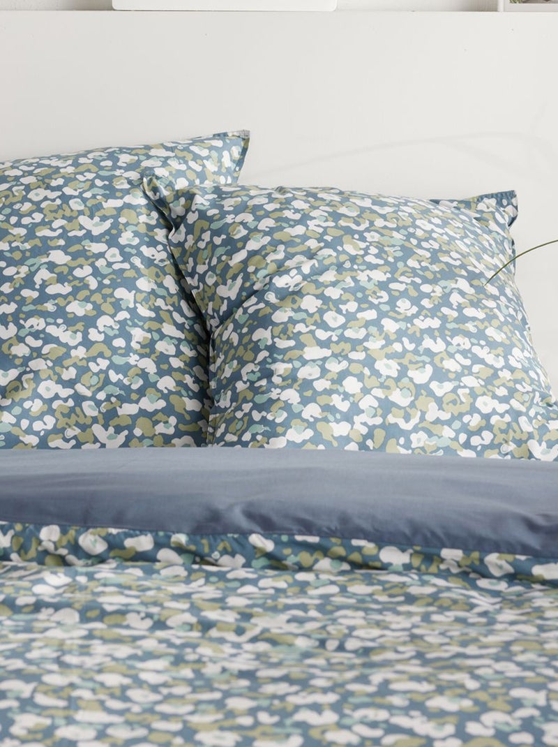 Parure de lit 2 personnes 3 pièces - 240x220cm Bleu - Kiabi