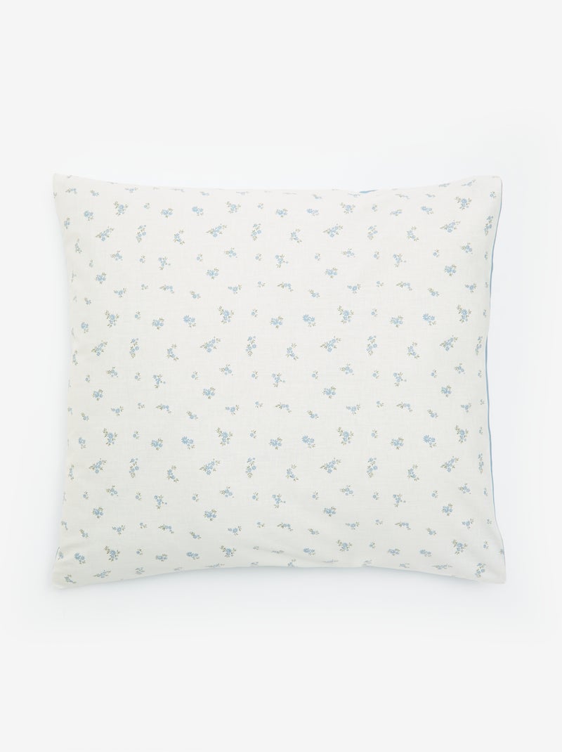 Parure de lit 2 personnes 3 pièces - Housse de couette + 2 taies d'oreiller - KIABI Home Bleu - Kiabi