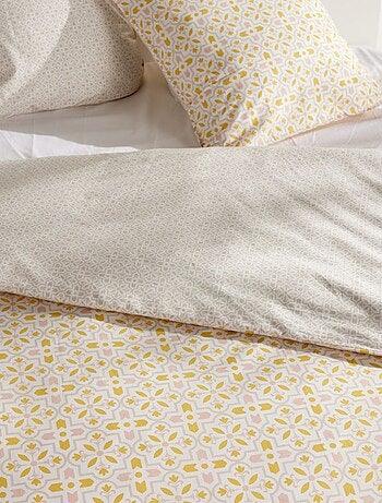 Parure de lit 2 personnes 3 pièces - Housse de couette + 2 taies d'oreiller
