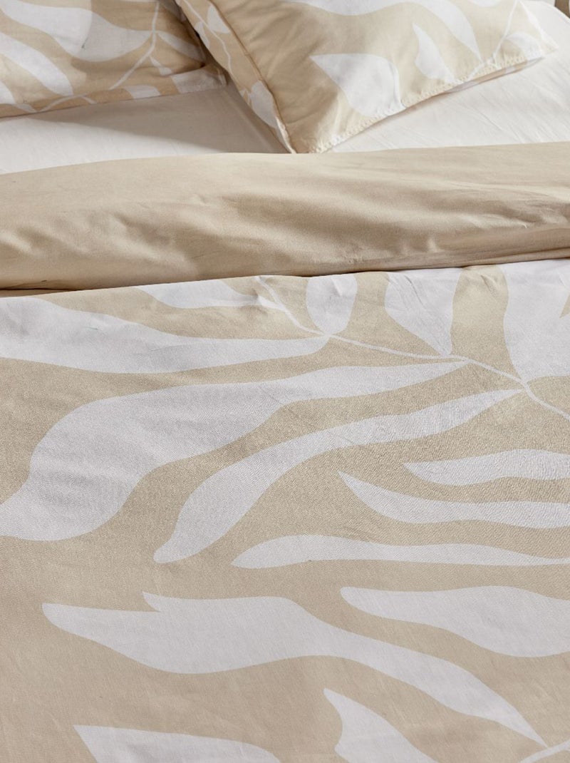 Parure de lit 2 personnes Beige - Kiabi