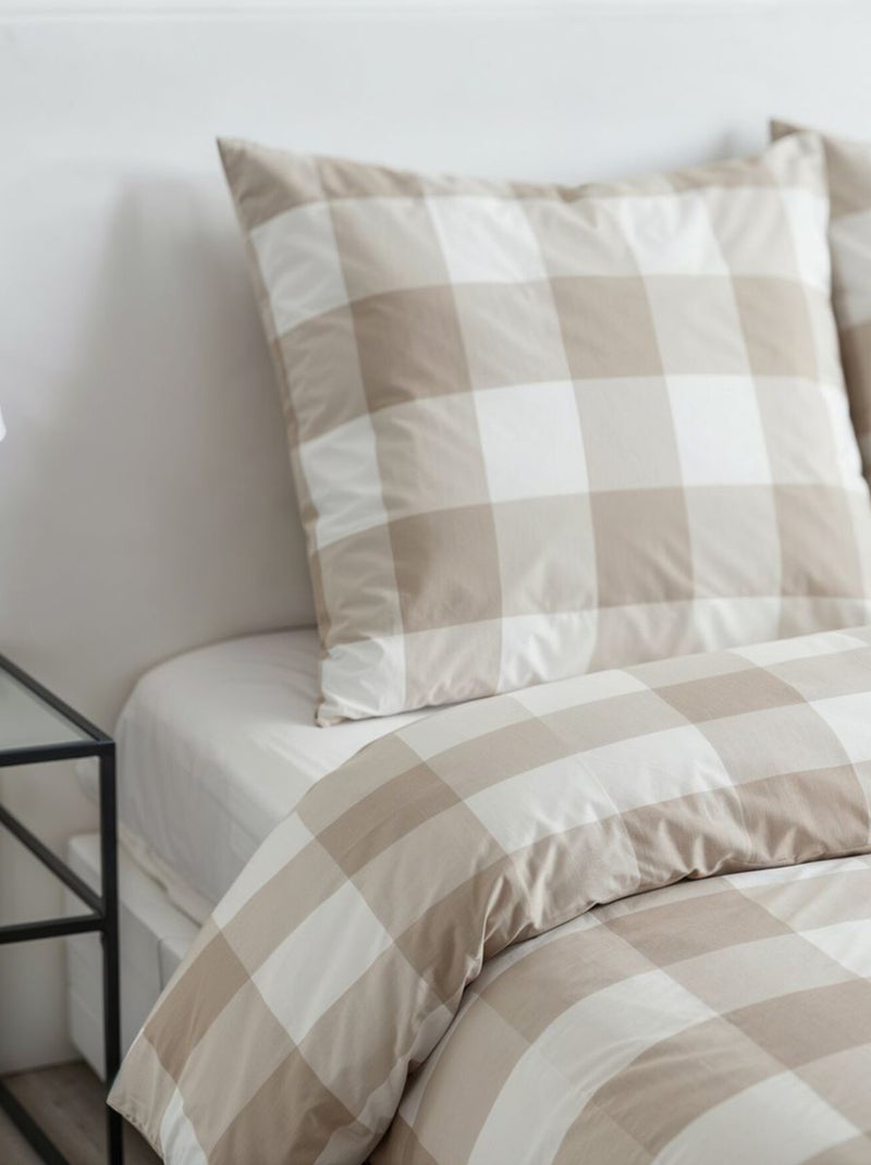 Parure de lit 2 personnes Beige - Kiabi