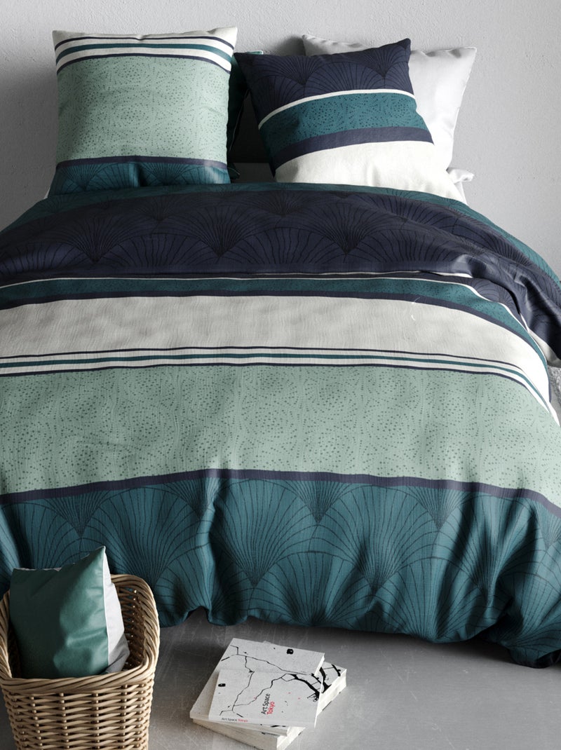 Parure de lit 2 personnes Vert - Kiabi