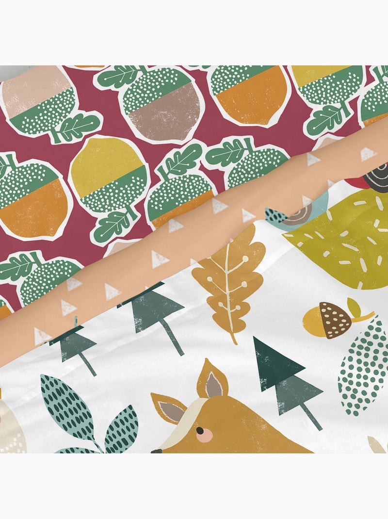 Parure de lit 2 pi?ces Harvestwood "Happyfriday" Multicolore - Kiabi