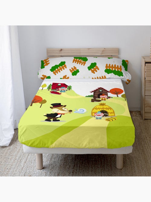 Parure de lit 2 pi?ces Piggys "Happyfriday" - Kiabi Parure de lit 2 pi?ces Piggys "Happyfriday" - Kiabi