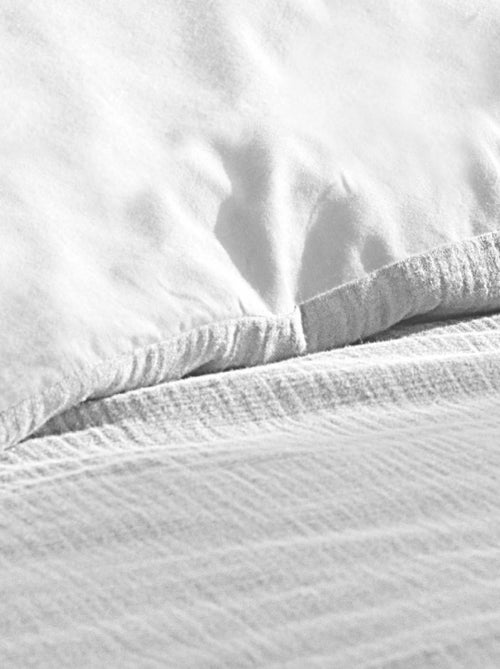 Parure de Lit 2 Pièces Angélia en Gaze de Coton - Kiabi Parure de Lit 2 Pièces Angélia en Gaze de Coton - Kiabi