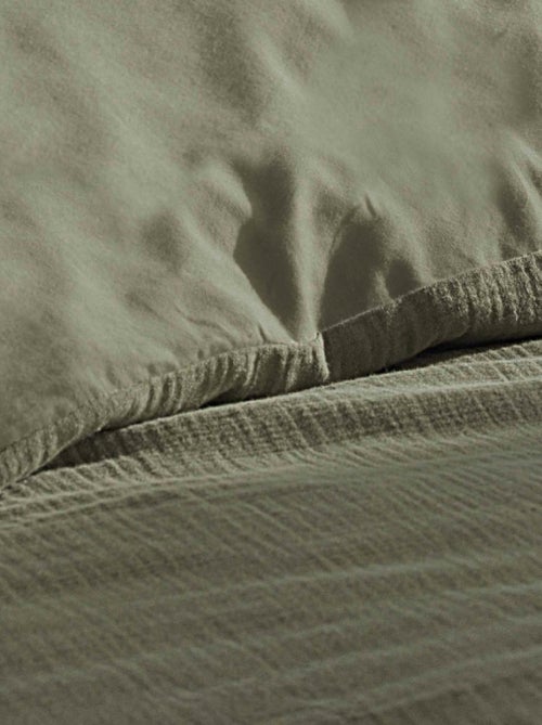 Parure de Lit 2 Pièces Angélia en Gaze de Coton - Kiabi