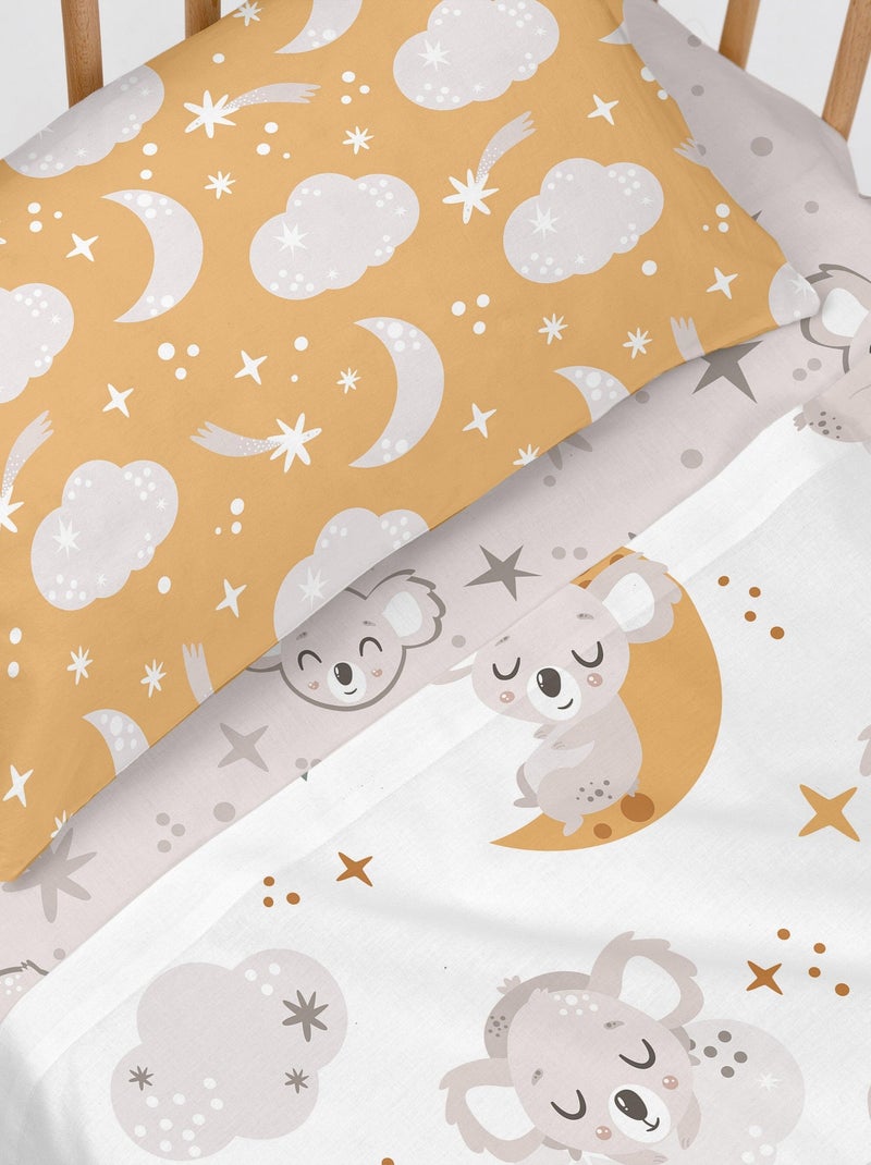 Parure de lit 2 pièces Baby koala Lit Bébé "Happyfriday" Multicolore - Kiabi