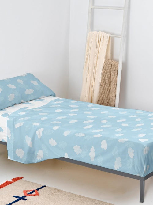 Parure de lit 2 pièces Clouds "Happyfriday" - Kiabi Parure de lit 2 pièces Clouds "Happyfriday" - Kiabi