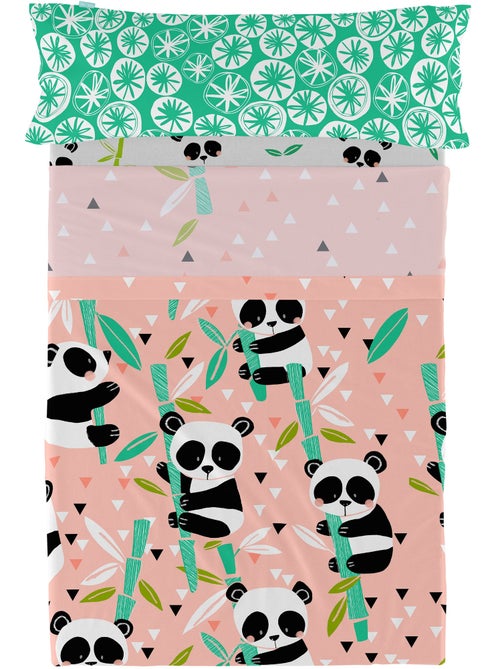 Parure de lit 2 pièces Panda garden "Happyfriday" - Kiabi Parure de lit 2 pièces Panda garden "Happyfriday" - Kiabi