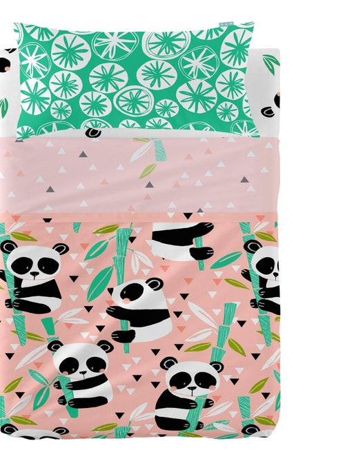 Parure de lit 2 pièces Panda garden Lit Bébé "Happyfriday" - Kiabi Parure de lit 2 pièces Panda garden Lit Bébé "Happyfriday" - Kiabi