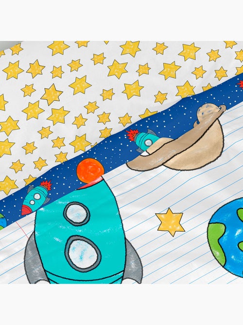 Parure de lit 2 pièces Space rocket "Happyfriday" - Kiabi Parure de lit 2 pièces Space rocket "Happyfriday" - Kiabi