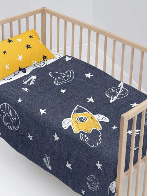 Parure de lit 2 pièces Starspace Lit Bébé "Happyfriday" - Kiabi Parure de lit 2 pièces Starspace Lit Bébé "Happyfriday" - Kiabi