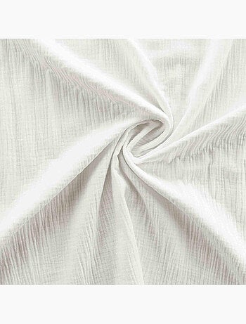 Parure de lit 240 x 220 cm + 2 taies en gaze de coton 57 fils angelia blanc