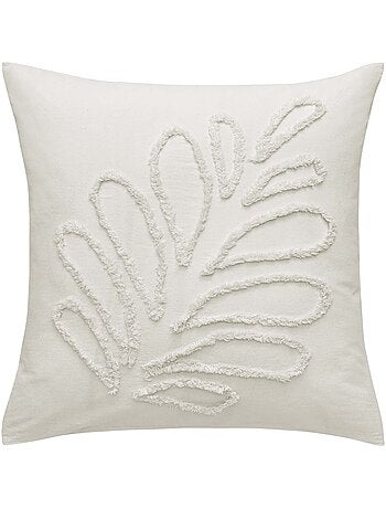 Parure de lit 3 pièces 100% coton tufté housse + taies