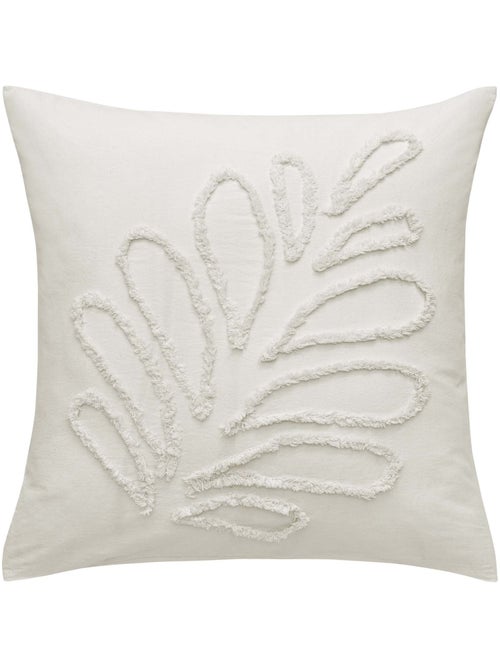 Parure de lit 3 pièces 100% coton tufté housse + taies - Kiabi