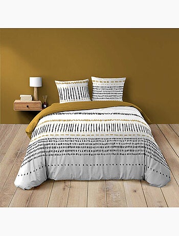 Parure de lit 3 pièces – 240 x 220 cm – 100% coton – 42 fils chicago