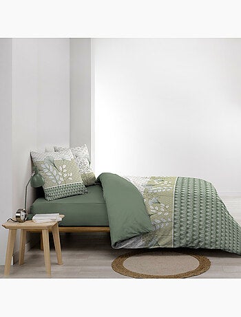 Parure de lit 3 pièces – 240 x 220 cm – 100% coton – 42 fils poetine